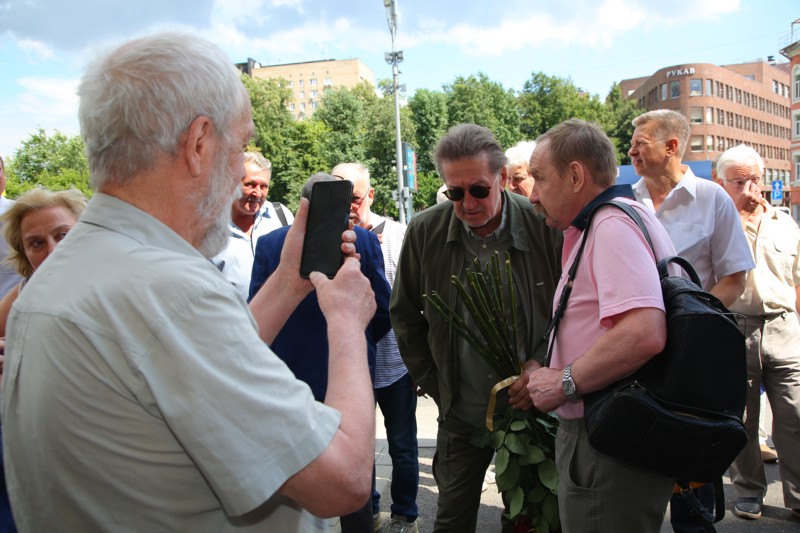 13.07.2022 Москва. Открытие мемориальной доски к 90-летию Виктора Берковского