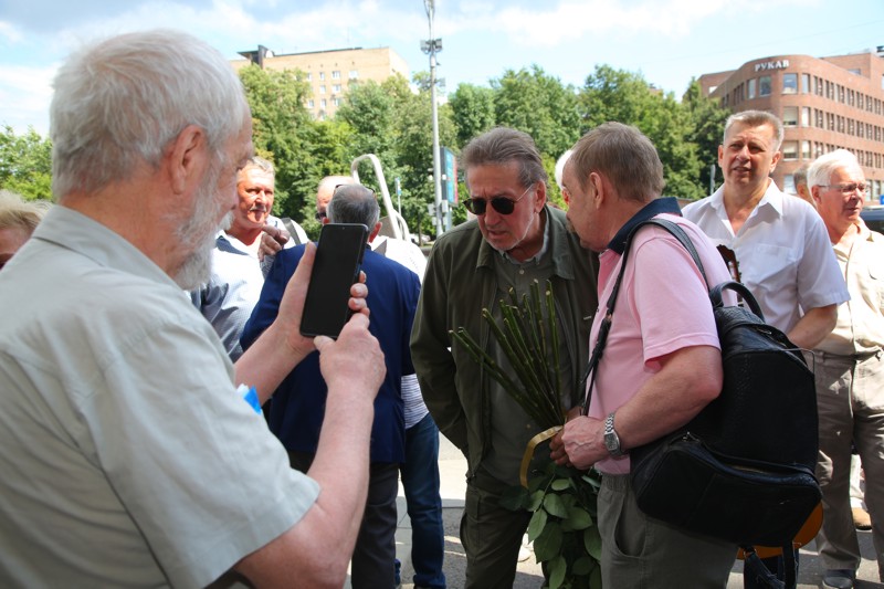 13.07.2022 Москва. Открытие мемориальной доски к 90-летию Виктора Берковского