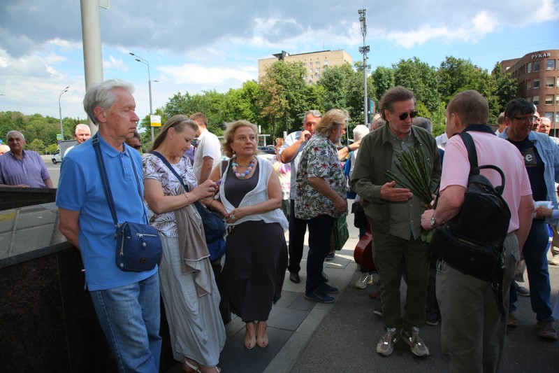13.07.2022 Москва. Открытие мемориальной доски к 90-летию Виктора Берковского