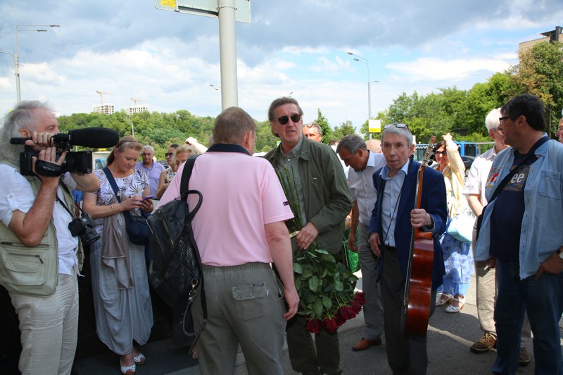 13.07.2022 Москва. Открытие мемориальной доски к 90-летию Виктора Берковского
