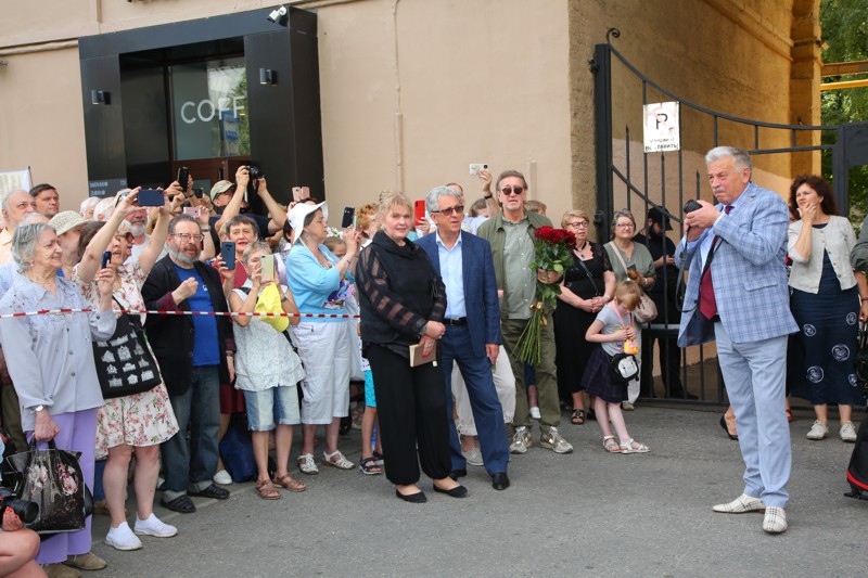 13.07.2022 Москва. Открытие мемориальной доски к 90-летию Виктора Берковского