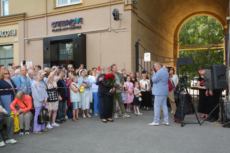 13.07.2022 Москва. Открытие мемориальной доски к 90-летию Виктора Берковского