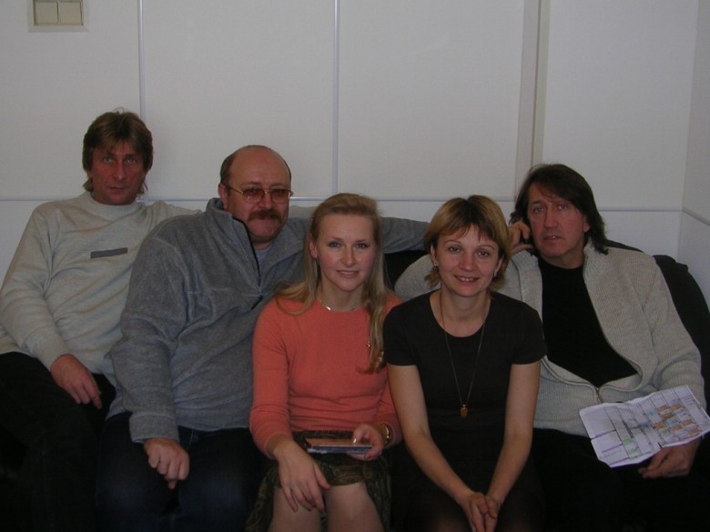 С Г.Хомчик, А.Гейнцем, С.Даниловым (2005г.)