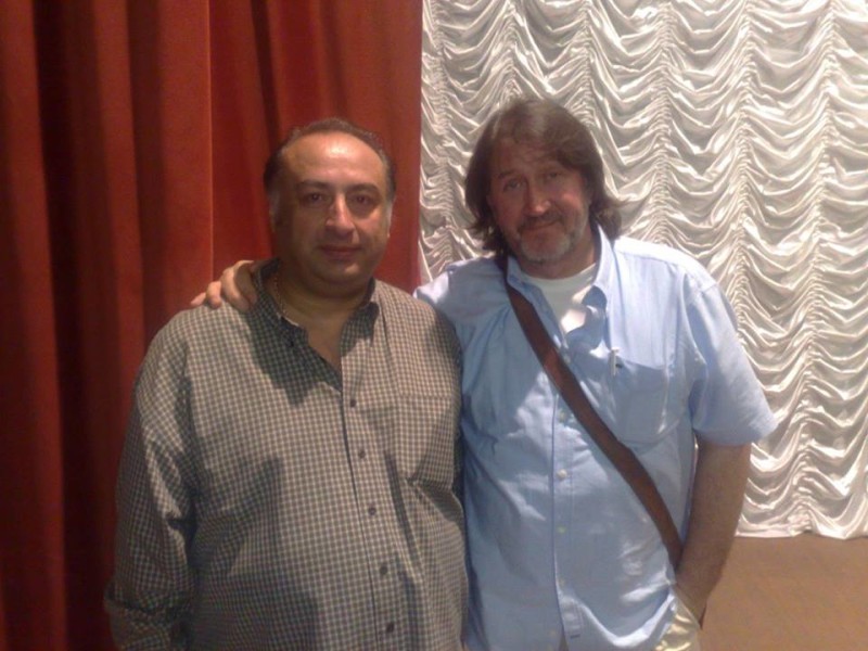 С Гочей Натиташвили. 7.08.2014