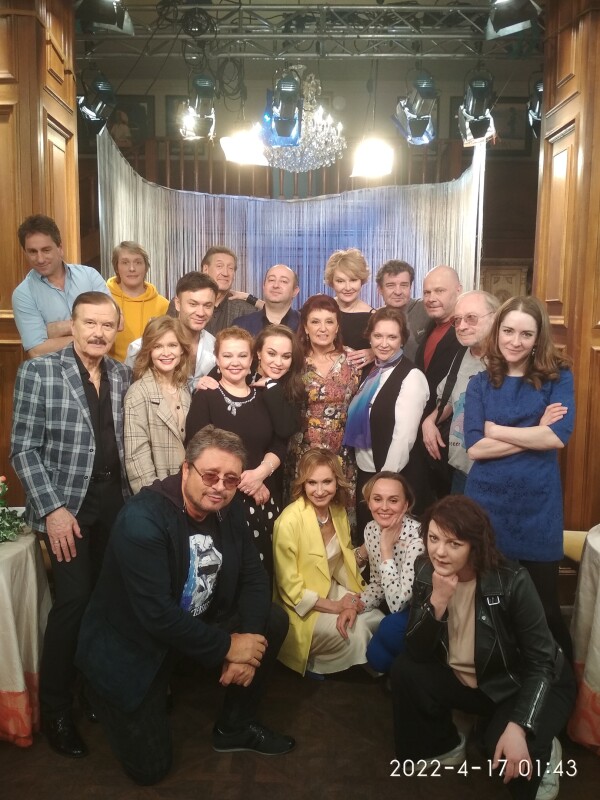 17.04.2022 На съёмках передачи "Приют комедиантов"