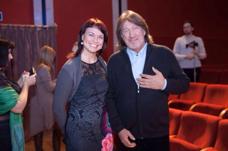 С Ириной Ремес,  февраль 2014 г.