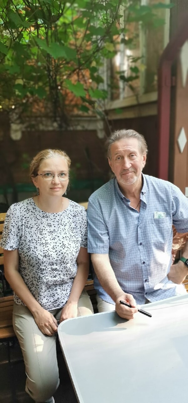 24.07.2022 Переделкино. С Оксаной Лубинец